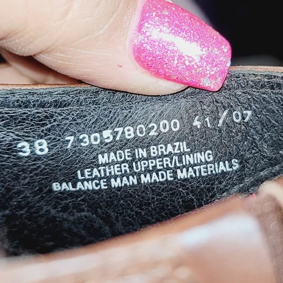 DANSKO MADORI Brown Vegan Leather Slide On Elastic Strap Clogs Sz 7.5/8 - Picture 10 of 12